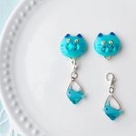 【再販】【2way】 猫 と、お魚 ゆらゆら