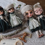 緑色チェック柄のお洋服set
