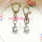 ⚘ ⚘m様専用⚘ ⚘  うちの子カラーオーダーのキーホルダー