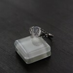 デュモルチライトインクォーツ　　ビクトリアンリング　SILVER925　