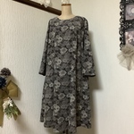 ユワ　花柄シャツコール    ワンピース💕