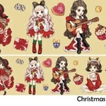 Christmas BabyDoll ♡︎ hwara   海外マステ　1ループ