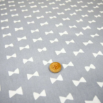 【yapipupepoさまご予約品】リボン柄（くすみグレー）の電子ピアノカバー