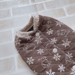 犬服S うさぎのお散歩 キルト バックオープン(背中開き)✨送料無料✨