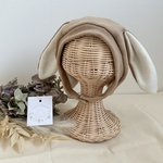 たれ耳　うさちゃん帽子（ブラウン）年賀状撮影