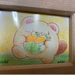 ビーバーの食材運びの原画