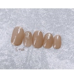 肌馴染みskin beige 𓂃𓂃 ネイルチップ　ベージュ　スキンカラー　ミラー　シンプル　上品　ブライダル　大人ネイル　オフィスネイル