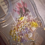 【sale】スマホにbouquet*･゜ﾟ･*:.｡.. 人気のパステルプリザ♡かすみブーケ　韓国　大人かわいい　インナーシート（ランダム）