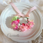*うさぎの花冠*  マム  pink。.:*:・'°☆