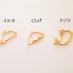 【イルカ】　マリンレジン枠　５個セット