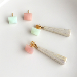 甘めcolor×幾何学モチーフキャッチピアス