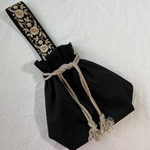 刺繍リボンワンハンドル巾着（再2