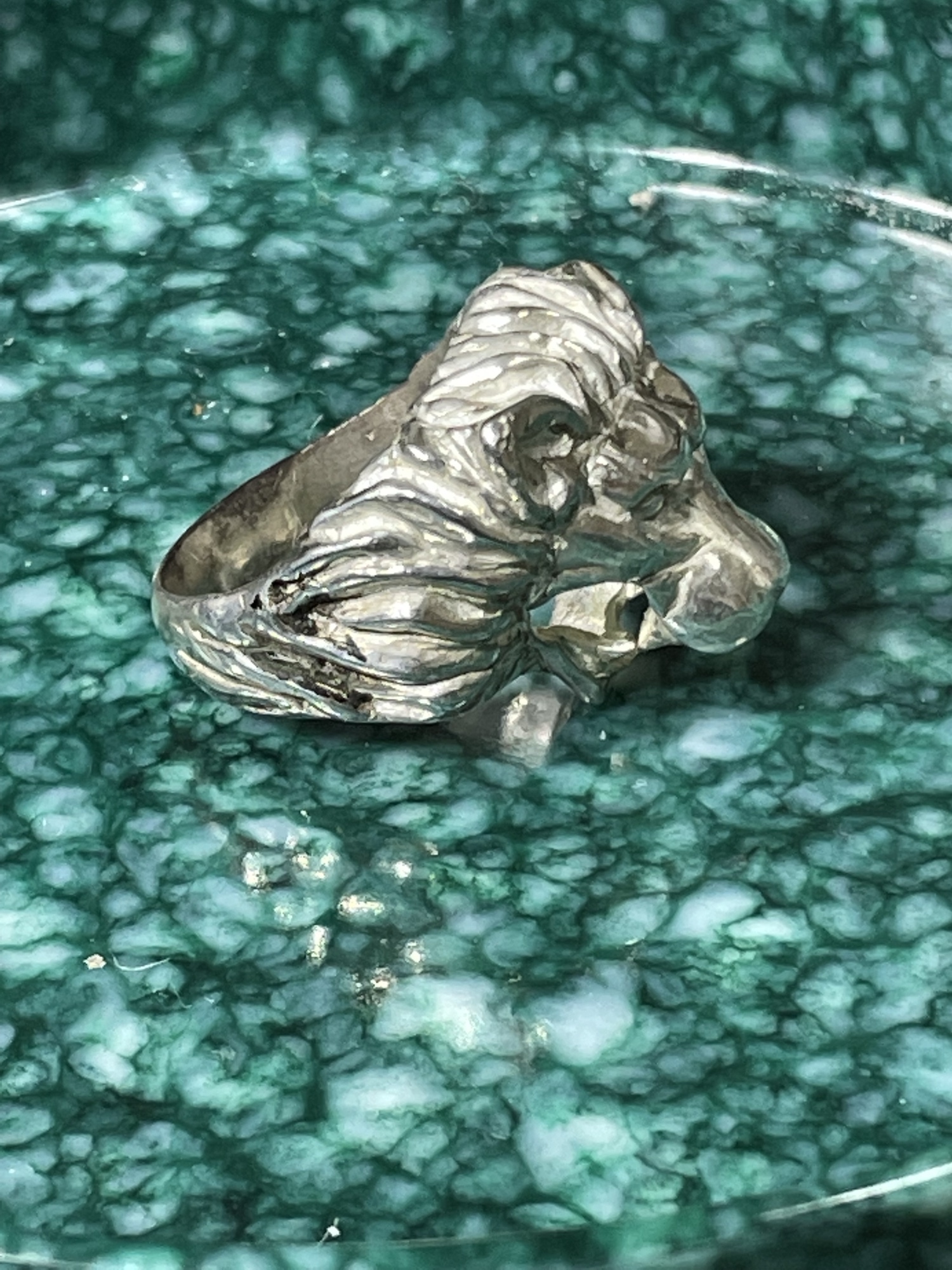 silver925 Large lion ring 18,000円
