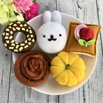 パンセットC フェルト ままごと パン ウサギ ドーナツ クリスマス  プレゼント
