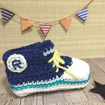 イニシャル付♡ベビーシューズ