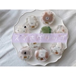 スマホグリップ  ˎˊ˗　花柄..くまさん🧸