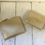 meseen様専用＊レザースリムミニ財布(L字ファスナー)＊シャンパンゴールド