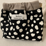 バネ口ポーチ　ダルメシアン　