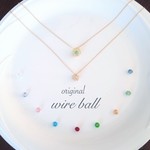 《セミオーダー♡》*ワイヤー ball simpleネックレス｡.あなた色♡:*☆