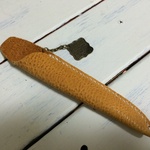 レザー　一本ペンケース⑪　ネックレス