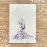 💠一夜の花　No.14  ポストカード２枚セット