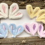 再入荷♡お選びください【2点セット♡ふわふわうさぎミミパーツ】クリスマスにも♡小物やアクセサリー作りにも♡2点セット