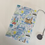 文庫本　リバティ プリント使用　ブックカバー　*　プライド・アンド・ブルーム  Pride And Bloom