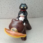 ●Wakaton様専用●　オーダー品　猫さん、北海道の熊さん二人乗り　岐阜県遠征中★