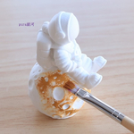 ぬりえ 飾り ﾟ･*:.｡.  宇宙飛行士    .｡.:*･ﾟ  宇宙 星 惑星 銀河 DIY ☆ universe milky way stars planets ペイント オブジェ 工作 キット