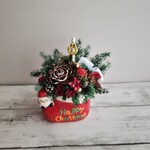 まりも...様専用カート　クリスマスポット　ブーツ　プリザーブドフラワー　ブリザードフラワー