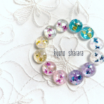 ＊シェルと小花＊イヤリング/ピアス
