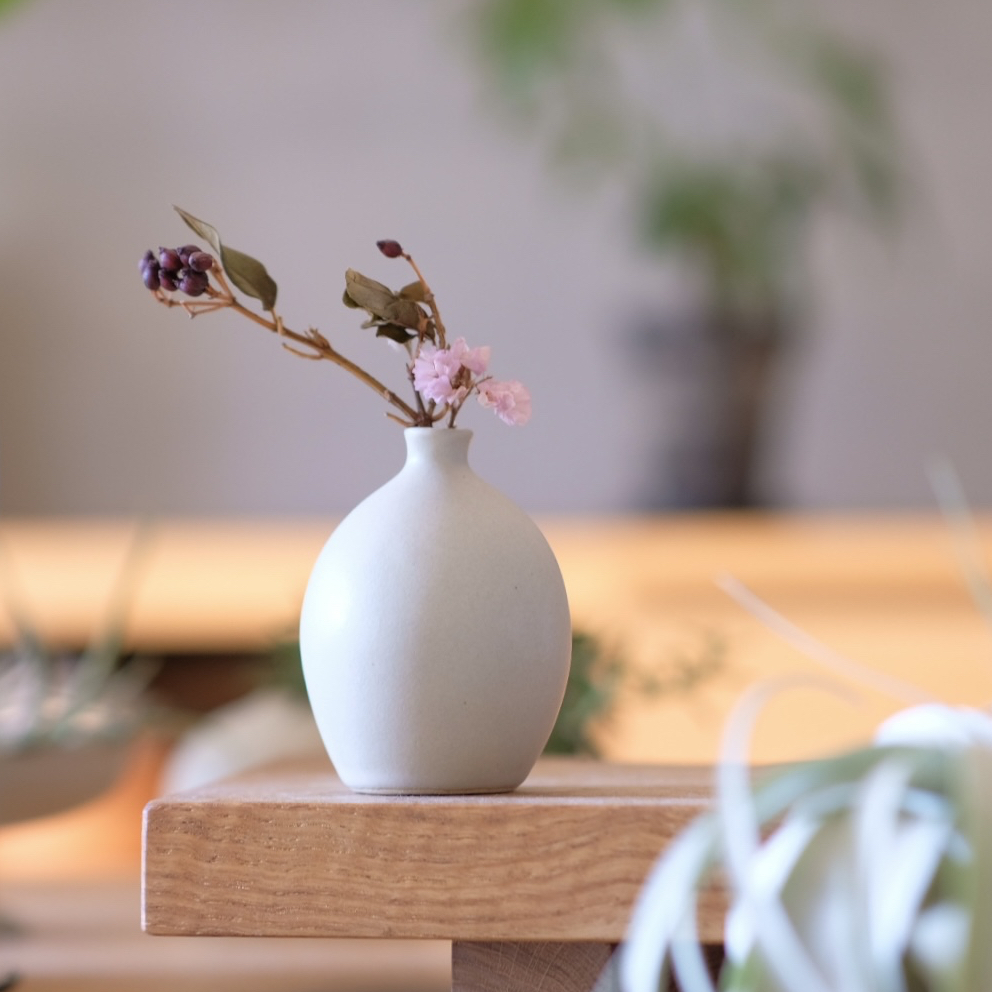 ビンテージ　陶器　花瓶　一輪挿し　フラワーベース Vintage made in occupied JAPAN Mini Flower vase/ビンテージ