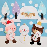 壁面飾り『❄ 冬 ☃️』