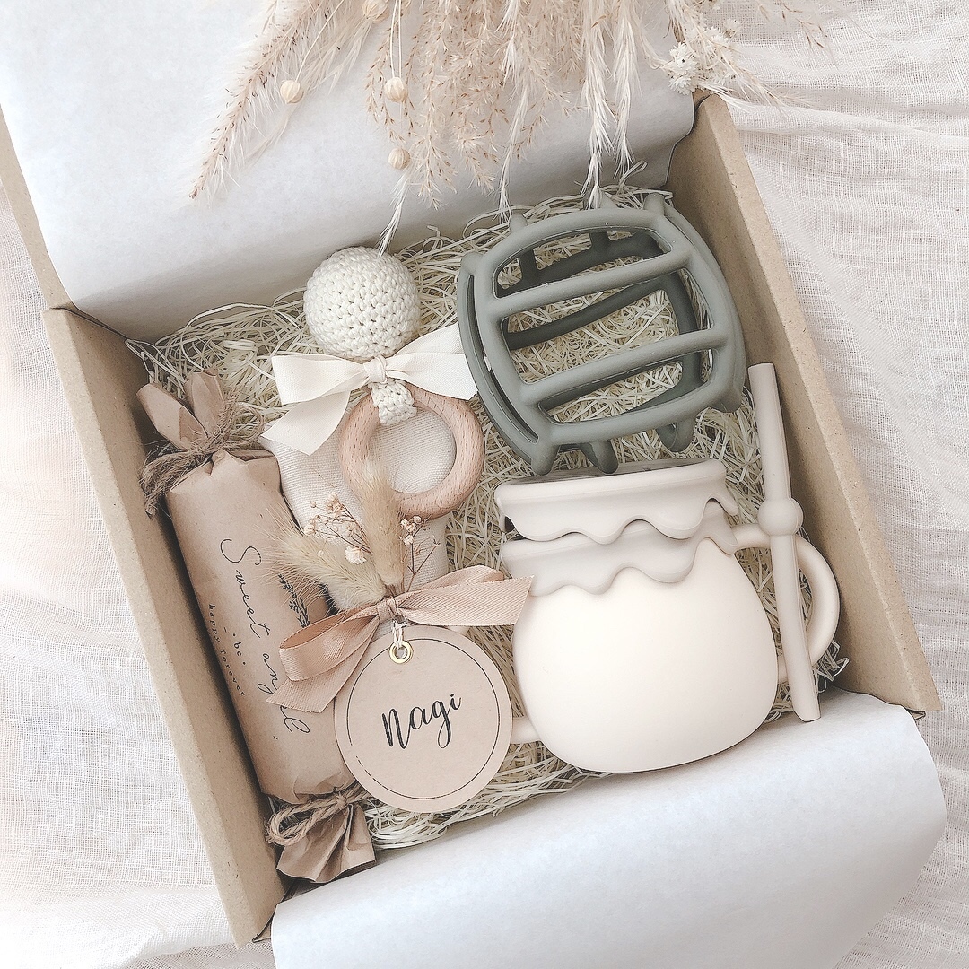 ༶累計販売1.000個超༶【order】オリジナル出産祝いギフトセット𓂃𓈊 名