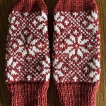 手編み手袋ミトン🧶