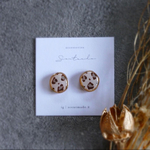 【受注製作】ニュアンスデザイン＊ヒョウ柄＊イヤリング・ピアス