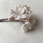 オーダー様専用　染め花　桜のコサージュ