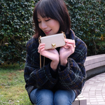 ショルダーストラップ付き【iphone各種】手帳型 ケース ♥ メタリック ハート ♥ ゴールド or シルバー 