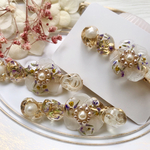 【送料無料】お花がたくさんのヘアクリップ