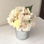 送料込＊インテリアフラワーwhitemix