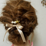 スターフィッシュとリボンのセット＊ヘアアクセサリー