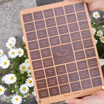 木の結婚証明書　ゲスト参加型　２色　