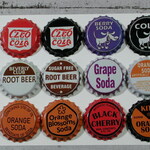 ♛アメリカのビール王冠キャップ / ヴィンテージデザイン復刻版 未使用品 12個セットBC12-Vintage66