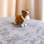シェットランドシープドッグ　シェルティ　犬　置物　フィギュア　オブジェ　粘土