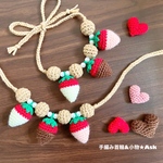 再販✨チョコがけ苺のボンボンネックレス🍓SP