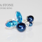 ☆ 新作 ☆ SWAROVSKI ジュエリーリング（アクアマリン）