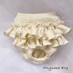 【再販】マナーパンツ 犬服 ふりふり おむつカバー 4S.3S.SS.S.M.L.LL