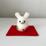 干支　うさぎ　羊毛フェルト