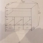 【mitsubachi23様オーダー】引出し付き*オープンラック