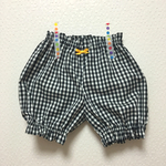 ギンガムチェックかぼちゃパンツ